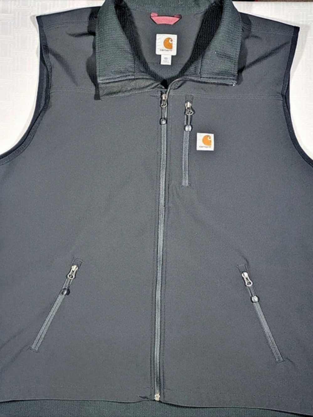 Carhartt Rain Defender Rugged Flex Soft Shell Vest Charcoal - 2XL Tall Excellent